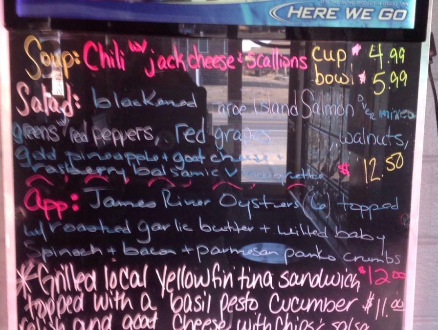 Lunch Specials 2-2-18