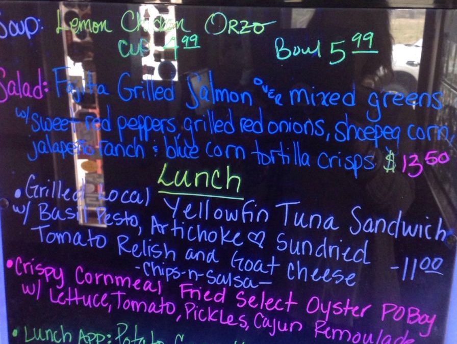 Lunch Specials 3/1/2018