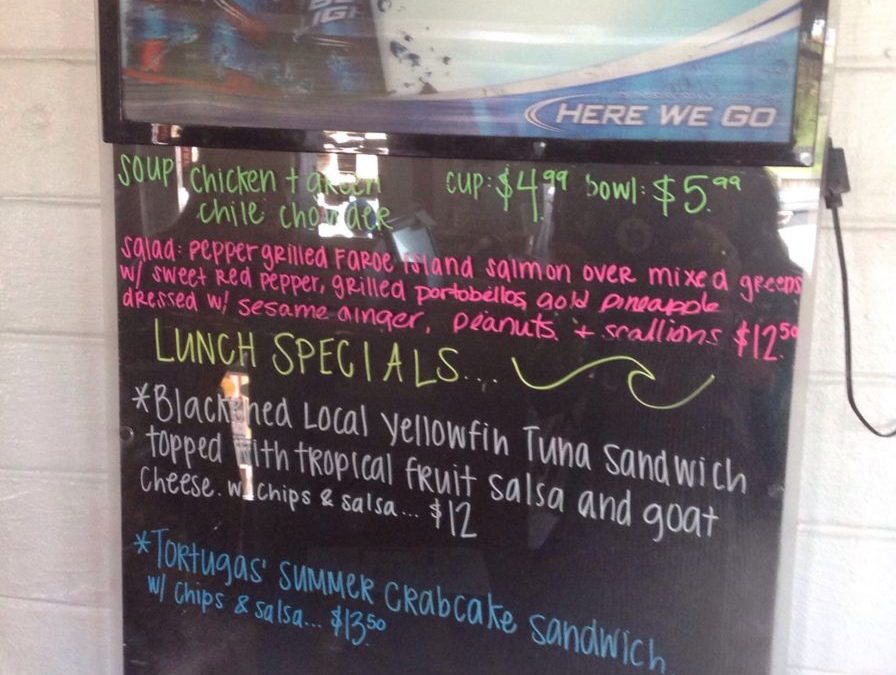 Lunch Specials 8/3/2018