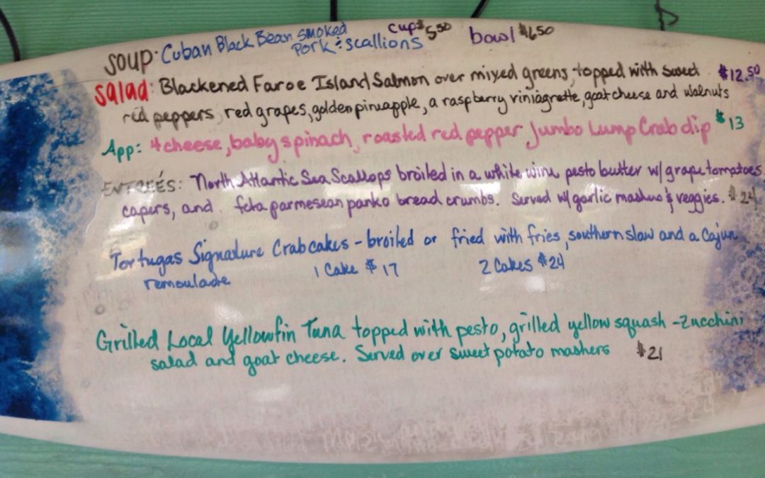 Dinner Specials 10/11/2018