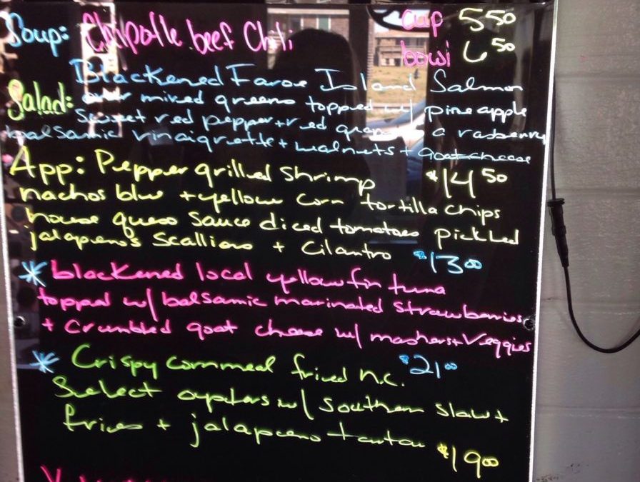 Dinner Specials 4/7/2019