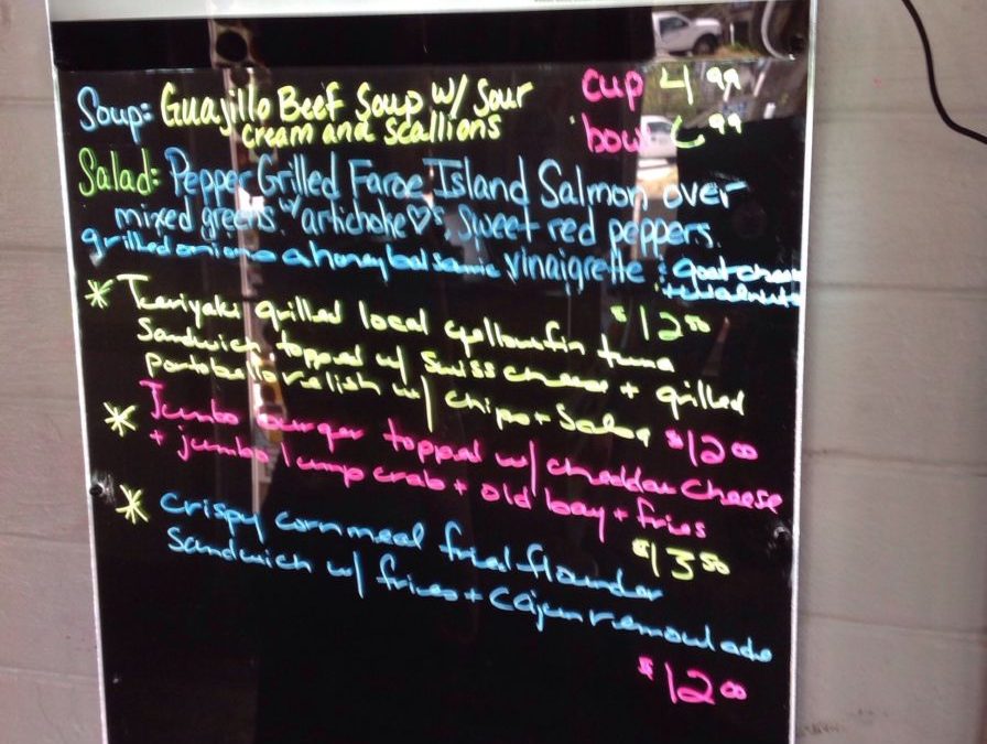 Lunch Specials 5/5/2019