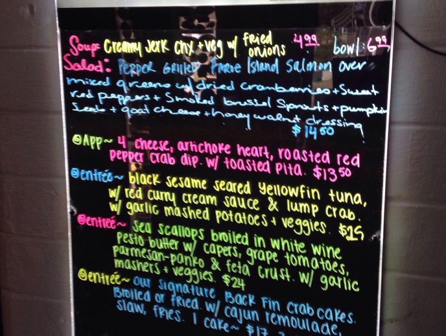 Dinner Specials 7/7/2019