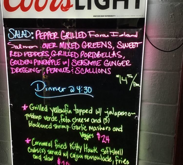 Dinner Specials 5/21/2020