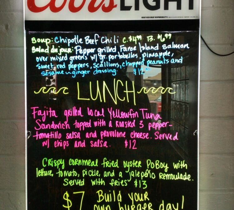 Lunch Specials 1/4