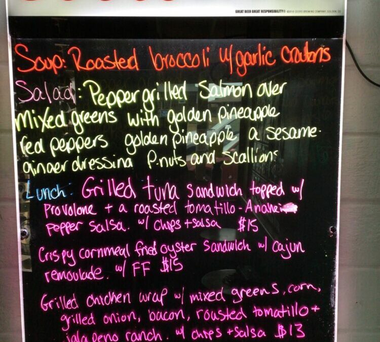 Lunch 12-3