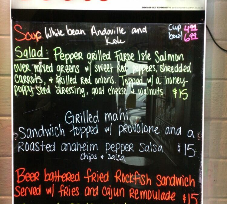 2/13 Lunch Specials