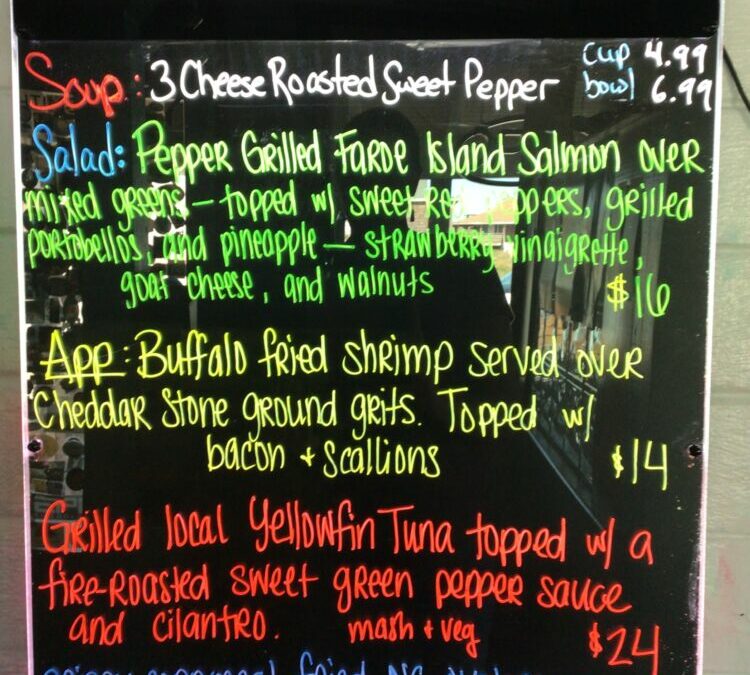 4/7 Dinner Specials